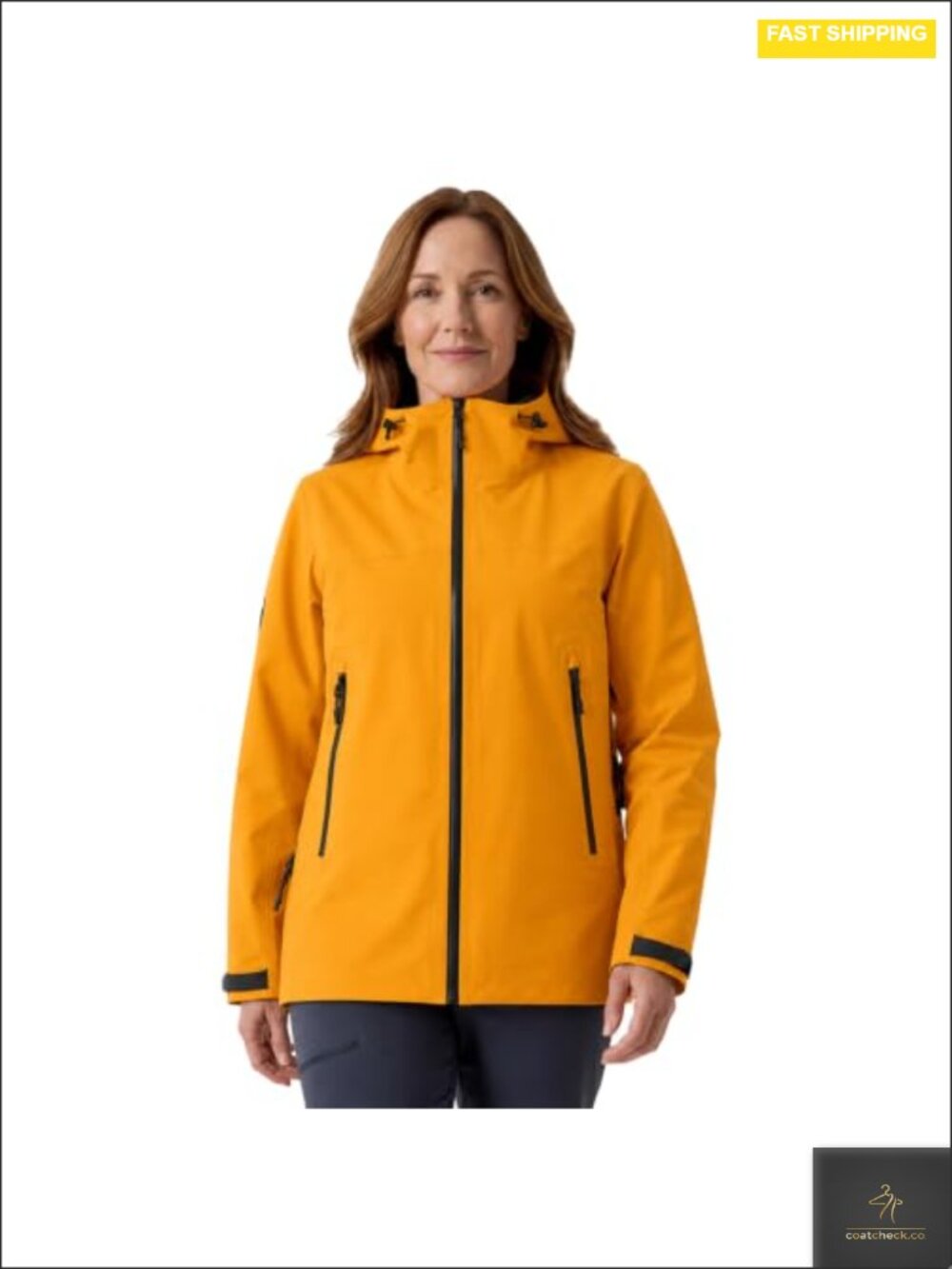 Women's Lightweight 3-Layer Waterproof Mountain Shell Jacket Hiking